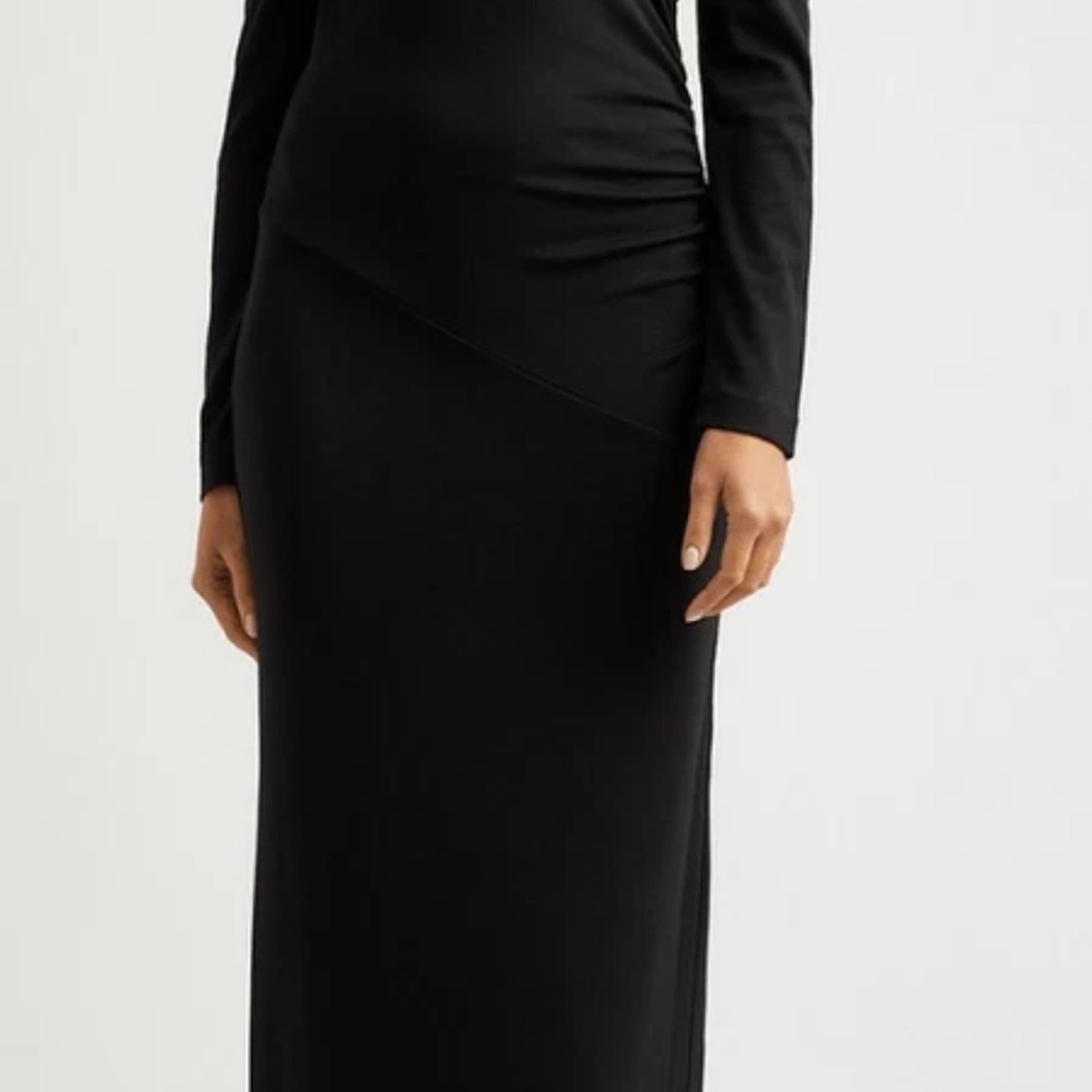 Diane Von Furstenberg Black One-Shoulder Dress